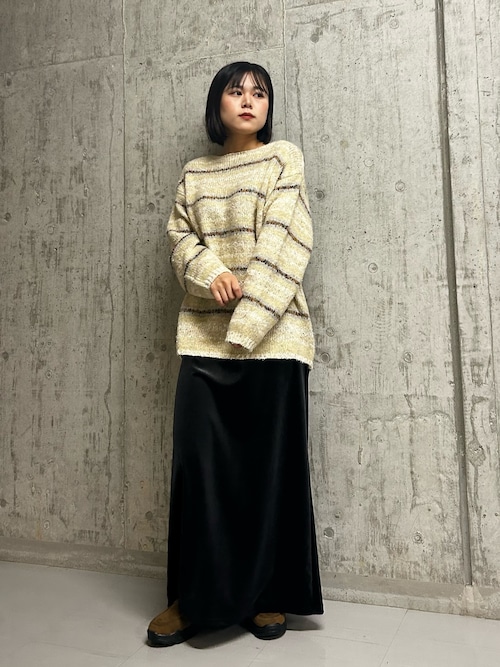 セール】マルチボーダールーズニット（ニット/セーター）｜KBF