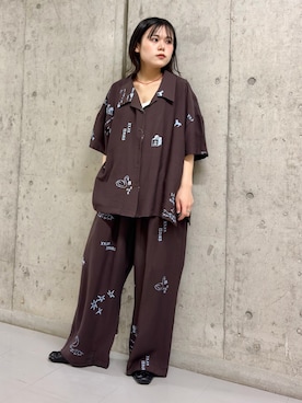 「刺繍」｜いの  さん（レディース・157cm）の春コーディネート