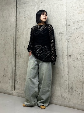 「KBF（ケイビーエフ）のアイテム（トップス）」を使った、いの  さん（レディース・157cm）の春コーディネート