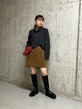 「アイテム（その他アウター）」を使った、いの  さん（骨格ストレート・レディース・157cm）の秋コーディネート