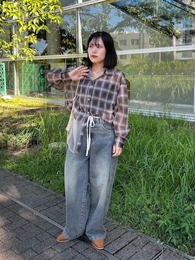 「アイテム（その他シューズ）」を使った、いの  さん（レディース・157cm）の夏コーディネート