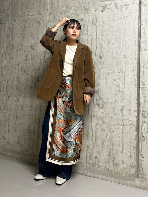 KBF パッチポケットテーラードジャケット キャメル KBF（ケイビーエフ