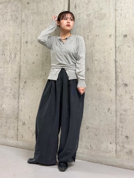 「KBF（ケイビーエフ）のアイテム（カーディガン/ボレロ）」を使った、いの  さん（レディース・157cm）の夏コーディネート