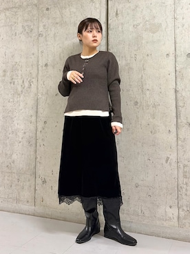 いの  さん（レディース・157cm）の秋コーディネート