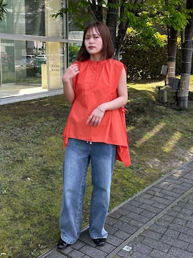 「kbf_ootd」｜「アイテム（アクセサリー）」を使った、いの  さん（レディース・157cm）の春コーディネート