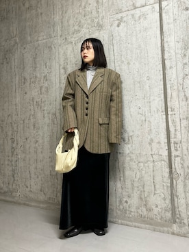「アイテム（その他シューズ）」を使った、いの  さん（レディース・157cm）の秋コーディネート