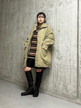 「KBF（ケイビーエフ）のアイテム」を使った、いの  さん（レディース・157cm）の秋コーディネート