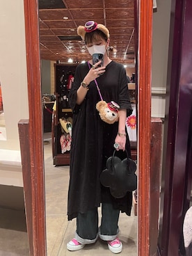 「CDG（シーディージー）のアイテム」を使った、co2さん（レディース・165cm）の夏コーディネート