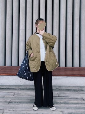 「Java（ジャバ）のアイテム」を使った、co2さん（レディース・165cm）の冬コーディネート