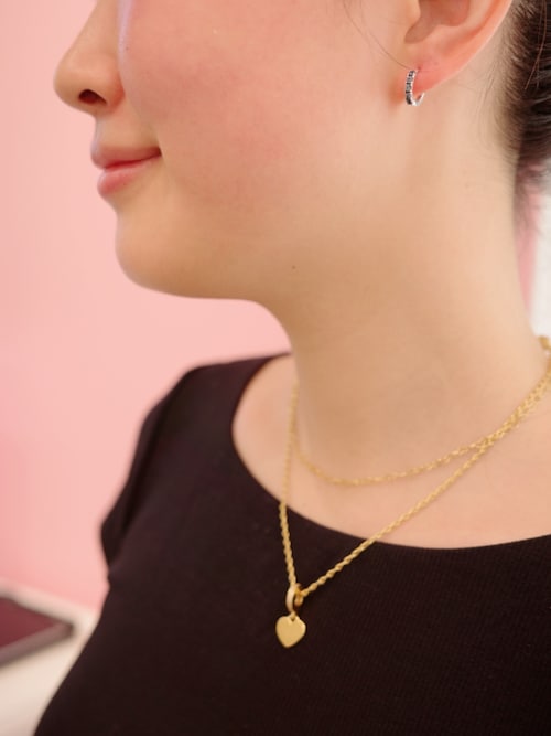 Pandora フープピアス Pandora Moments Small Charm Hoop Earrings