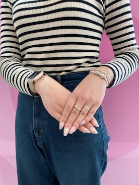 「ジュエリー」｜Pandoraさん（レディース・160cm）の冬コーディネート