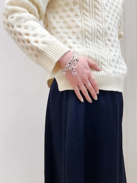 「ジュエリー」｜Pandoraさん（レディース・160cm）の冬コーディネート