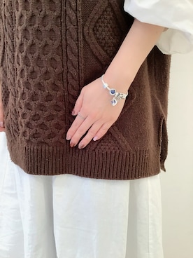 「ジュエリー」｜Pandoraさん（レディース・160cm）の冬コーディネート