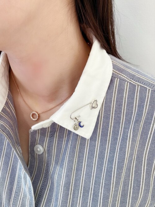 Pandora ロゴ パヴェ サークル コリエ ネックレス（ネックレス 