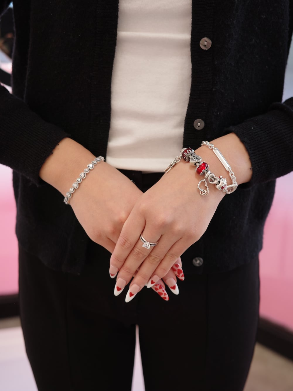 PANDORA（パンドラ）の「エングレイバブル バー リンク チェーン