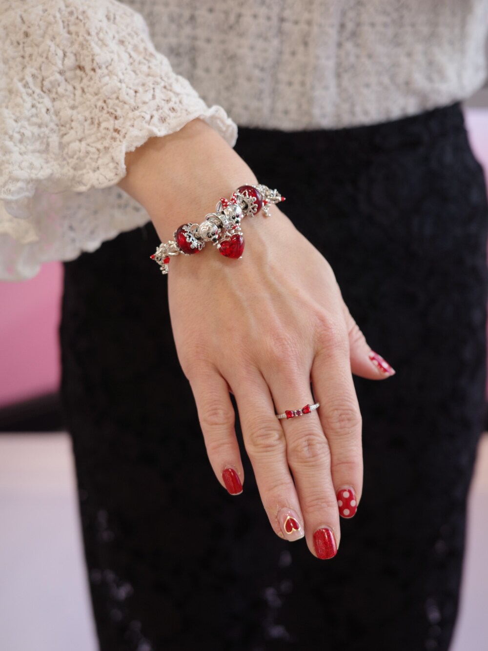 最終出品】pandora パンドラ 限定ディズニー ミッキーミニーチャーム