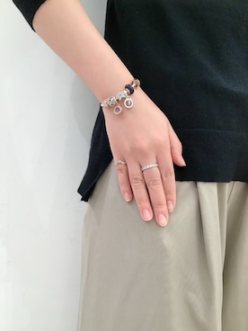 「ジュエリー」｜Pandoraさん（レディース・160cm）の冬コーディネート