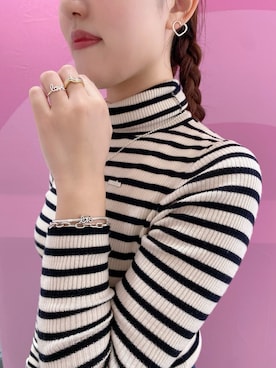 「ジュエリー」｜Pandoraさん（レディース・160cm）の冬コーディネート