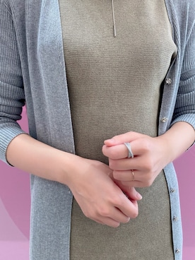 「ジュエリー」｜Pandoraさん（レディース・160cm）の冬コーディネート