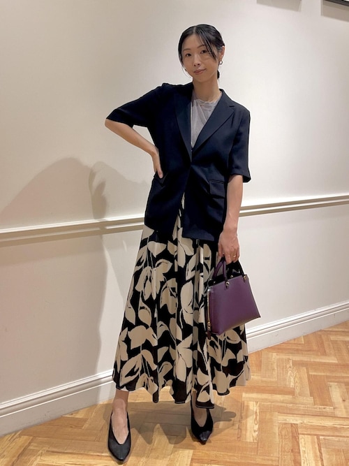 洗える・カセット服・新色追加】トリアセバックサテン ハーフスリーブ