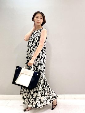 「アイテム（ワンピース/ドレス）」を使った、yukiさん（レディース・160cm・30代）の夏コーディネート