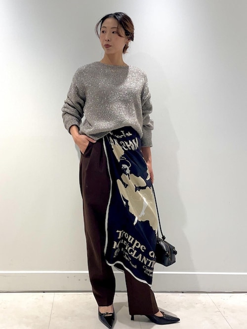 ロートレックグラフィカルシルクスカーフ