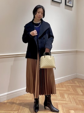 「E'POR（エポール）のアイテム」を使った、yukiさん（レディース・160cm）の冬コーディネート