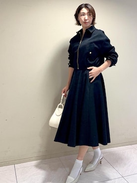 「アイテム（ブルゾン）」を使った、yukiさん（レディース・160cm・30代）の冬コーディネート