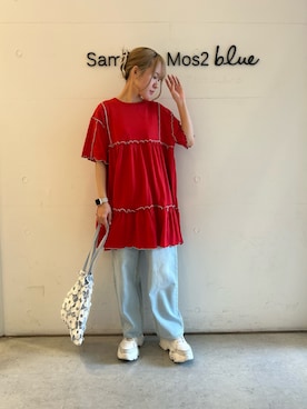 「ehka sopo（エヘカソポ）のアイテム（ワンピース/ドレス）」を使った、Renaさん（レディース・163cm）の春コーディネート
