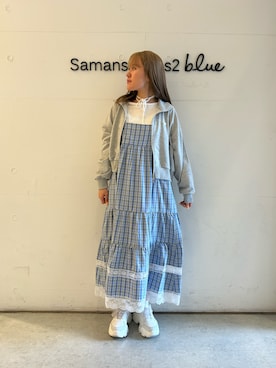 「ehka sopo（エヘカソポ）のアイテム（ワンピース/ドレス）」を使った、Renaさん（レディース・163cm）の春コーディネート