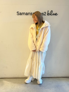 「ehka sopo（エヘカソポ）のアイテム（ブルゾン）」を使った、Renaさん（レディース・163cm）の冬コーディネート