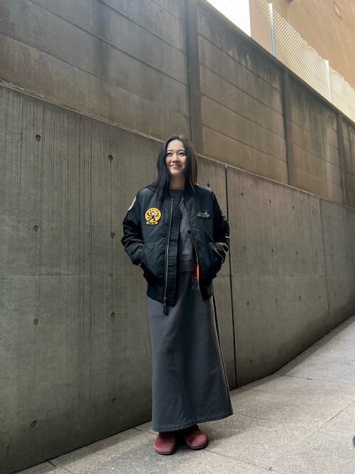 AVIREX スカート 「直営店限定」VARSITY LOGO NYC SKIRT/バー