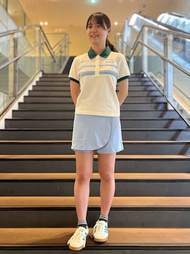 「スコート」｜HMさん（レディース・154cm）の夏コーディネート