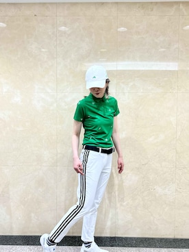 「レディース」｜「アイテム（帽子）」を使った、YCさん（レディース・170cm）の春コーディネート