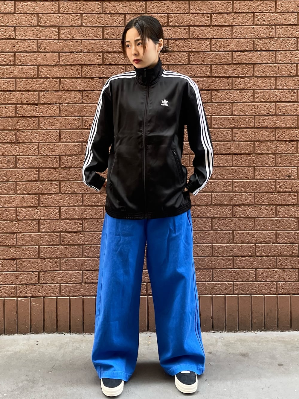 ルーズ サテン トラックトップ / アディダスオリジナルス adidas