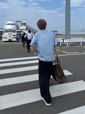 「WACKO MARIA（ワコマリア）のアイテム」を使った、Ryota Iijimaさん（メンズ・172cm）の秋コーディネート