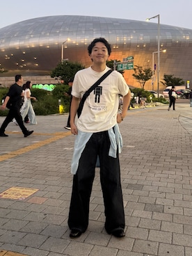 「DAIRIKU（ダイリク）のアイテム」を使った、Ryota Iijimaさん（メンズ・172cm）の秋コーディネート