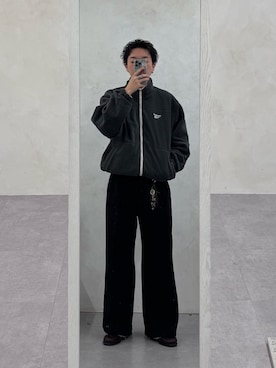 「アイテム（ブルゾン）」を使った、Ryota Iijimaさん（メンズ・172cm）の秋コーディネート