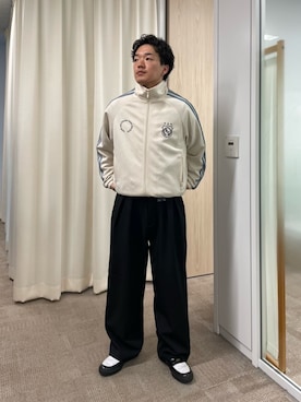 「アイテム（ブルゾン）」を使った、Ryota Iijimaさん（メンズ・172cm）の秋コーディネート