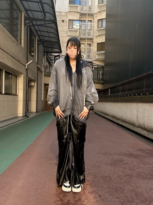 LHP Danke Schon ダンケシェーン　フレア　カーゴ　パンツ DankeSchon/ダンケシェーン/COATINGTENCEL FLARE CARGO PANTS