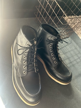 「アイテム（ブーツ）」を使った、しょうちゃんさん（メンズ・172cm）の秋コーディネート