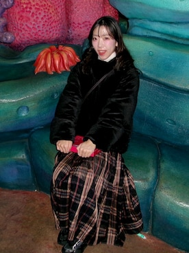 H I N A T Aさん（レディース・166cm）の冬コーディネート