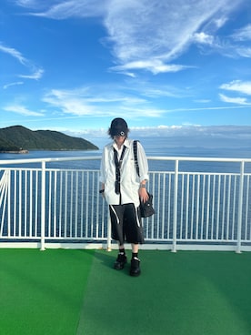 「アイテム（ネクタイ、ブラック系）」を使った、ksmtyさん（メンズ・174cm）の秋コーディネート