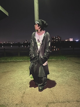 「アイテム（スカート）」を使った、ksmtyさん（メンズ・174cm）の春コーディネート