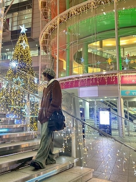 「アイテム（キャスケット）」を使った、ksmtyさん（メンズ・174cm）の冬コーディネート