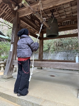 GRANCY プリントショートリアルダウン S セール】【GRANCY】Printed Short Real Down / プリントショートリアル