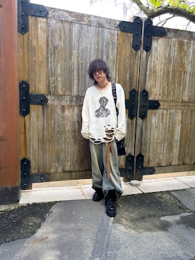 「GRANCY（グランシー）のアイテム（バッグ）」を使った、ksmtyさん（メンズ・174cm）の秋コーディネート