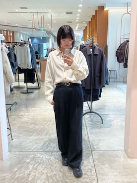 moeさん（骨格ストレート・レディース・155cm）の冬コーディネート