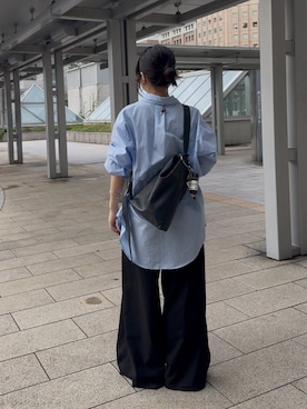 「ear PAPILLONNER（イアパピヨネ）のアイテム」を使った、uthayさん（レディース・153cm）の秋コーディネート