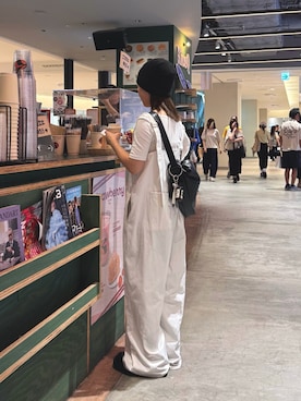 「アイテム（チャーム）」を使った、uthayさん（レディース・153cm）の秋コーディネート